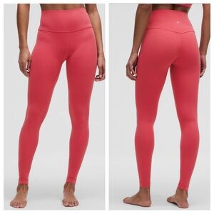 lululemon Align HR Pant 28” in Glazed Pink Size 6 NWT